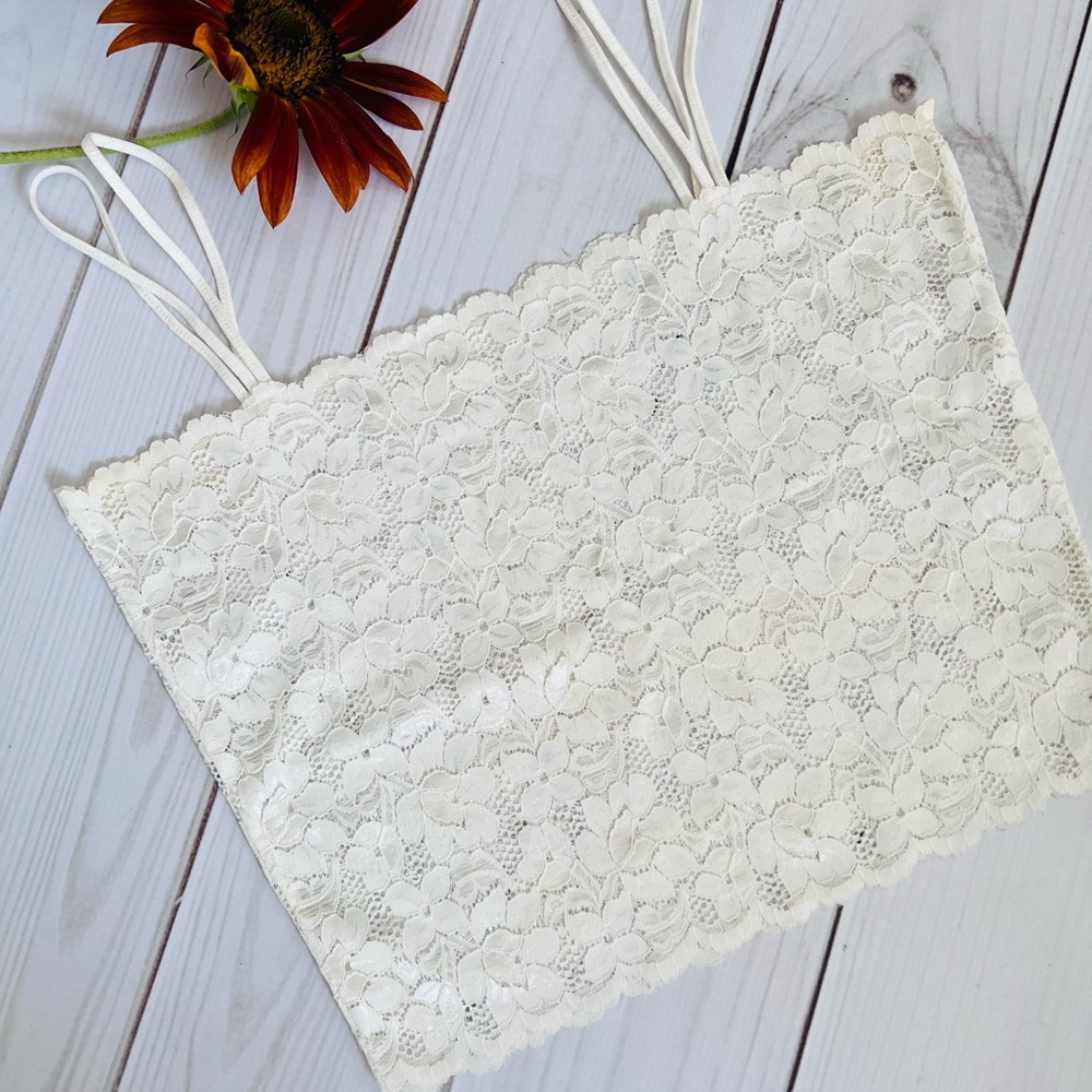 White Crop Top Size XS/S